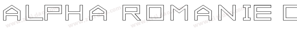 Alpha Romanie Outline G98字体转换